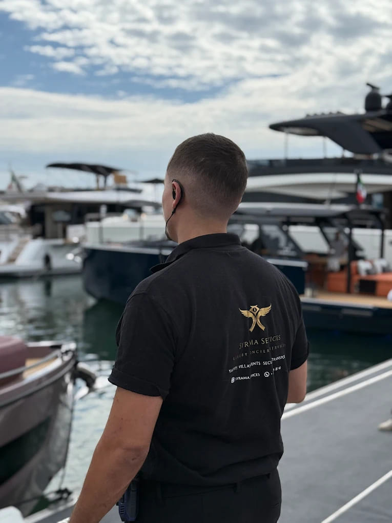 Security agent monitoring premises